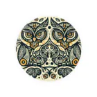 kotpopのSymmetrical Owls Tin Badge