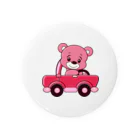 くま好きのおみせ🧸🌷︎の運転クマちゃん Tin Badge