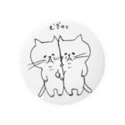 ゆるいねこの店のむぎゅねこ Tin Badge