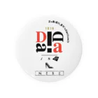 No.30_DesignWorks typographyのDadaism art Typography Design Tin Badge