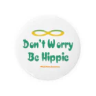 mixethnicjamamaneseのオリジナルロゴシリーズ　don't worry be hippie Tin Badge