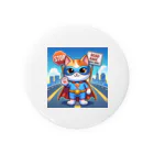 子猫カーニバルの煽り運転禁止！ Tin Badge