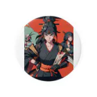 kimono_musume  AI artのscene12 Tin Badge