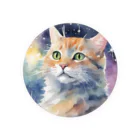 星降る夜にの宇宙猫 Tin Badge