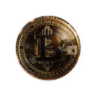 crypto-のビットコイン Tin Badge