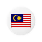 お絵かき屋さんのマレーシアの国旗 Tin Badge
