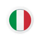 お絵かき屋さんのイタリアの国旗 缶バッジ