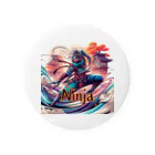 Sakura Sprit【桜魂】のJapanese Ninja Tin Badge