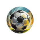 TENTENのサッカーボール Tin Badge