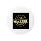 アメラグのWILD&FREE 缶バッジ