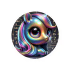 CyberCyberのHorse01 Tin Badge