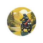 shime_savaの旅するバイカー Tin Badge