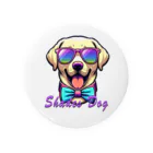 Shades DOGのラブラドールレトリーバー（A） Tin Badge