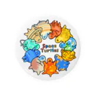 ICHINOのSpace Turtles Tin Badge