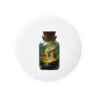 suke-maruruの小瓶の中の森 缶バッジ