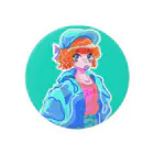 🍓IchigoAme🍓のボーイッシュガールグリーン Tin Badge