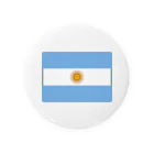 お絵かき屋さんのアルゼンチンの国旗 Tin Badge