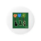 kika0116のハッピーFlower Tin Badge