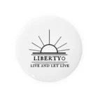 liberty0「リバティ・ゼロ」のliberty0(ホワイト) Tin Badge