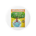 yoko-art-121のwelcome 缶バッジ