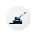 mochikun7の戦車イラスト02 Tin Badge