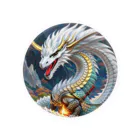 リリアのファンタジーの白龍降臨 Tin Badge