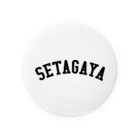 せたが屋さんの世田谷Tシャツ　ブラックロゴ(setagaya item) 缶バッジ