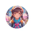 そこら辺の田中の春の冒険する女の子 Tin Badge