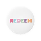 REDEEMのREDEEMレインボー 缶バッジ