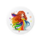 chibi_hikariのRainbow Hair Cutie Tin Badge