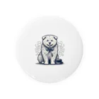 caa11052の穏やかな犬 Tin Badge