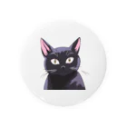 M&Kの黒猫2 Tin Badge