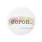 coron.のcoron.ショップブランドマーク Tin Badge