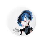 KUSUZINIA'S SHOPのSmoking Lady (Ver.2) Tin Badge