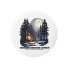 Nodoka Silence Library - WEB SHOPのSnow Cottage Tin Badge