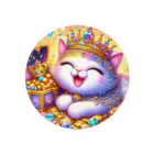 momoart8888の笑いが止まらない猫ちゃん🐈🩷 Tin Badge