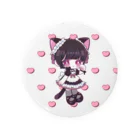 ROMimi official goods.の痛バ缶バッジROMimiねこみみハート Tin Badge