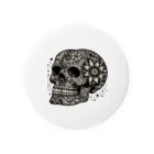 wワンダーワールドwのSKULL002 Tin Badge