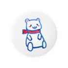 モチクマのシロクマくん Tin Badge