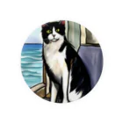 Ppit8の旅する猫 Tin Badge