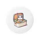 HIROYAN5935のキャットランチボックス Tin Badge