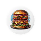 kazu_gのあなたを満足させるバーガーを!（濃色用） Tin Badge