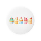 AMA14のカラフルなカップケーキ🧁 Tin Badge