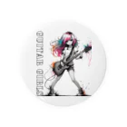 PALA's SHOP　cool、シュール、古風、和風、のGUITAR GIRLS1 Tin Badge