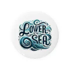 ocean roomのlover of the sea 缶バッジ