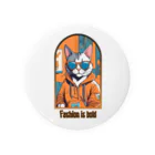 オトバシハウスのFashion is bold Tin Badge