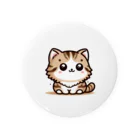 キュートなイラストSHOPのかわいい猫ちゃんデザイン☆LINE風アイテム　Lサイズ有 缶バッジ