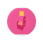 Miyon_ShopのPINKのアルパカ001 Tin Badge