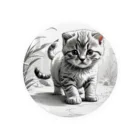 KONEKO_NEKOの子猫の散歩 Tin Badge