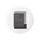 lynxの404 not found Tin Badge